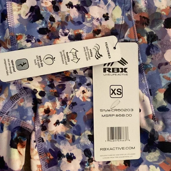 NWT RBX XS workout leggings ankle length - Picture 7 of 7